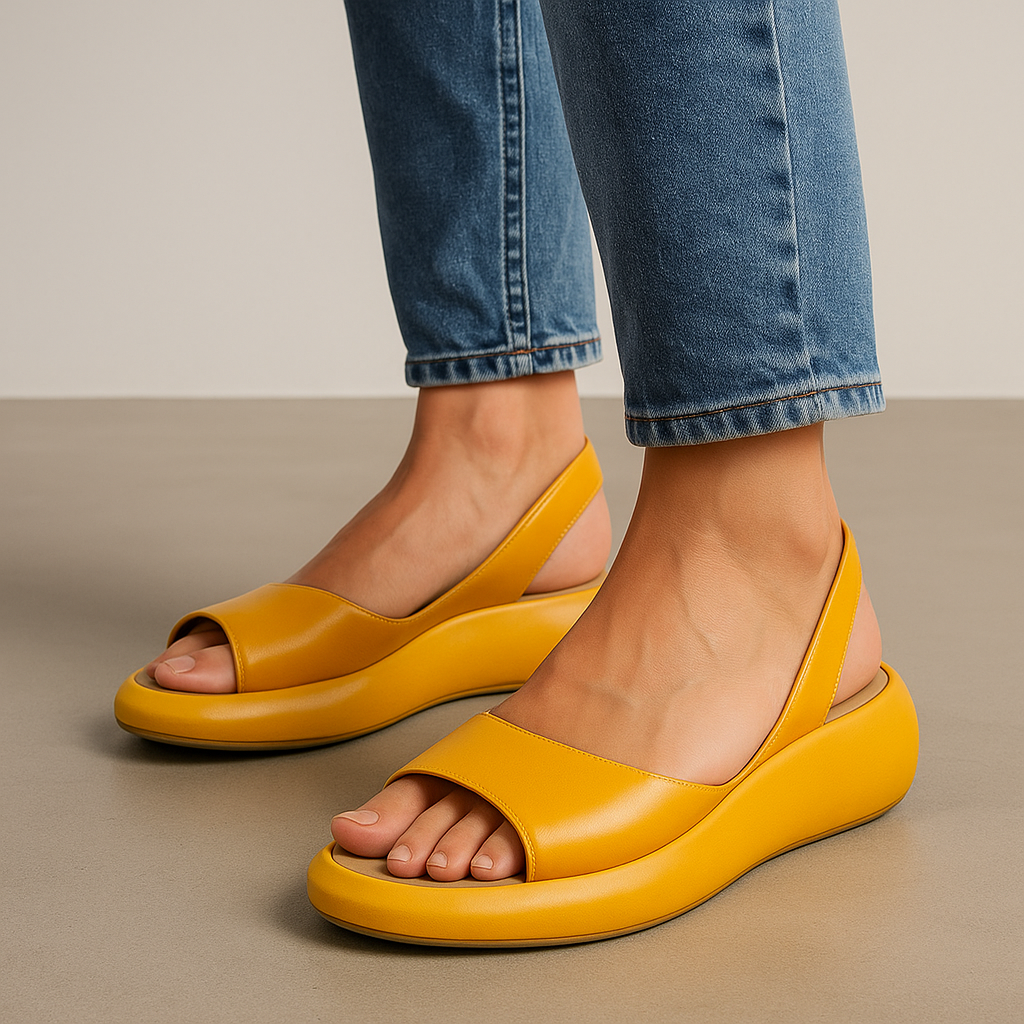 Demi | Minimalistische Sandalen mit offenem Zehenbereich