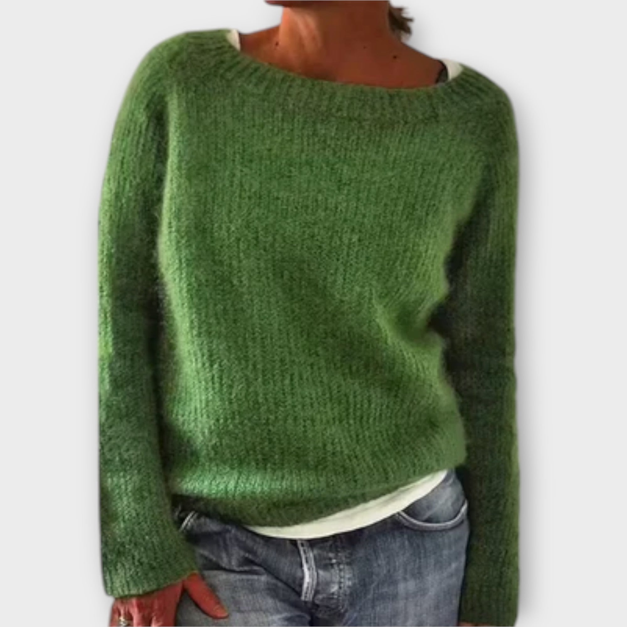Iva | Einfacher Strickpullover