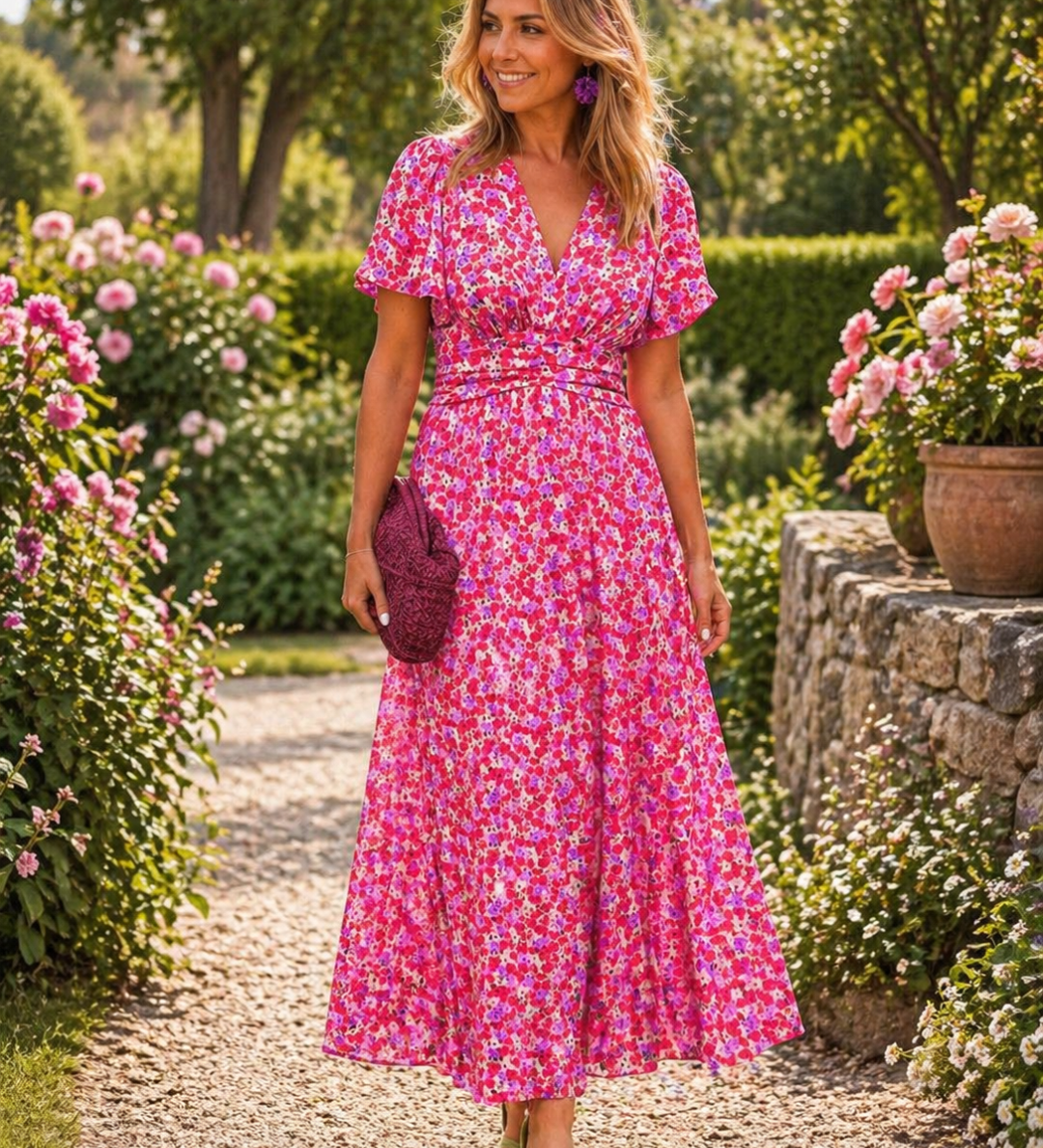 Alice | Maxi Urlaub Sommer Blumen Kleid