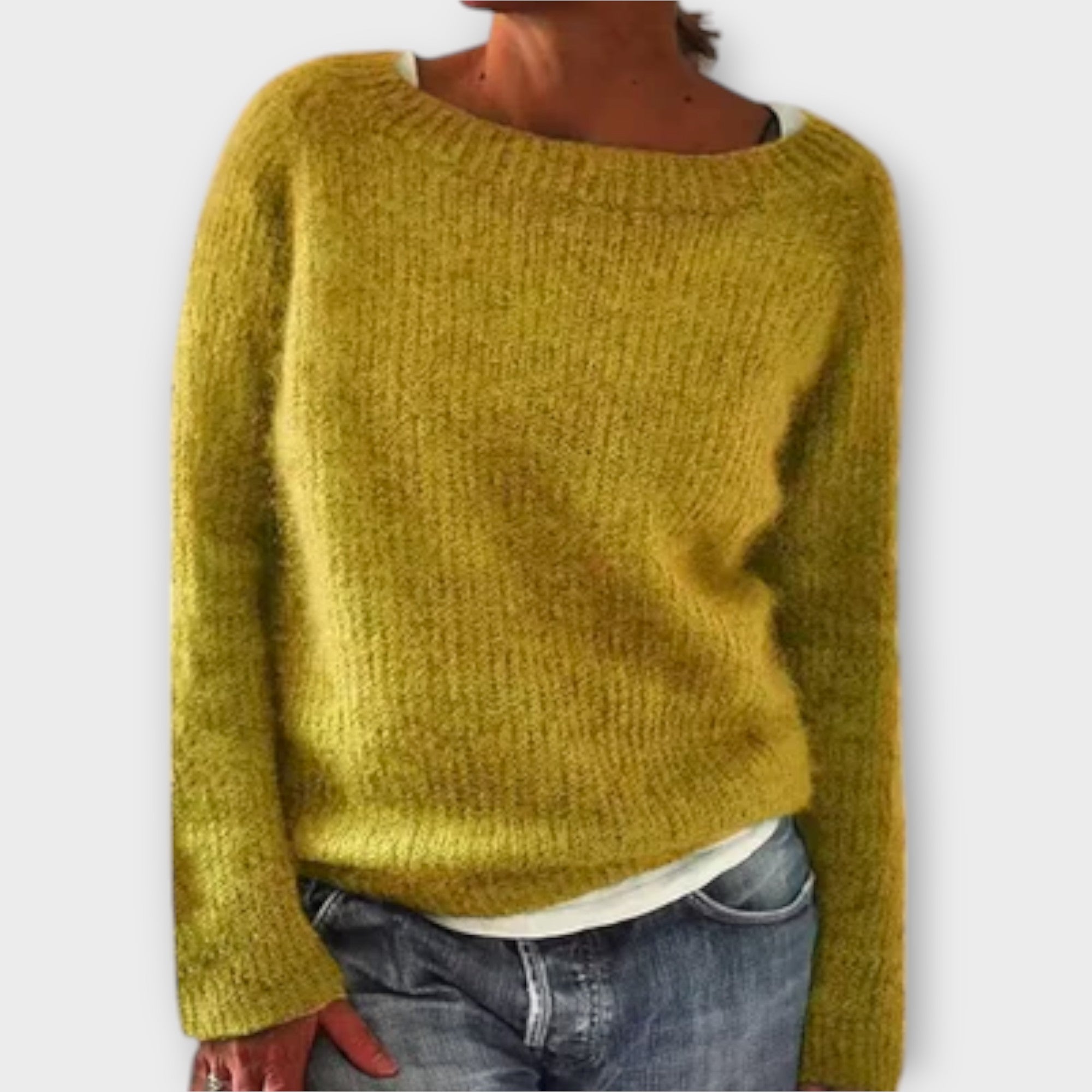 Iva | Einfacher Strickpullover