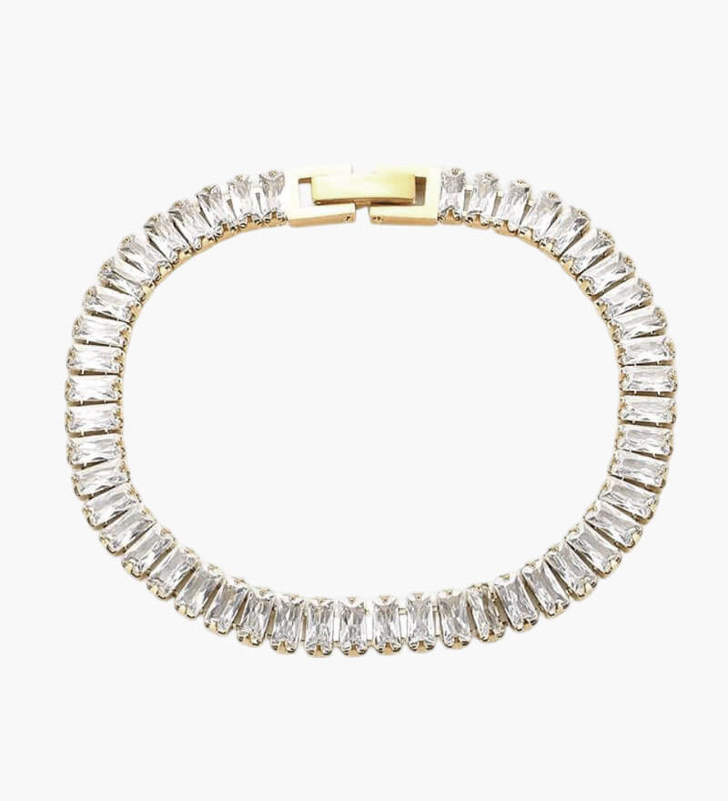 Rivière Baguette – Elegantes Armband