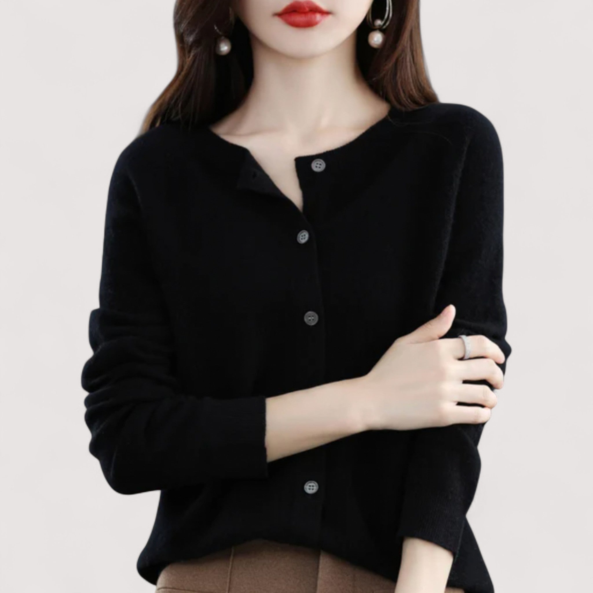 Darija™ | Strickjacke mit Knopf