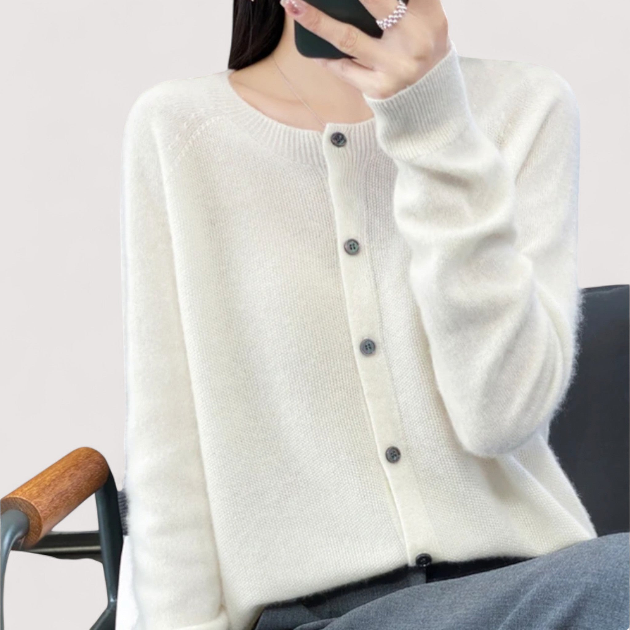 Darija™ | Strickjacke mit Knopf