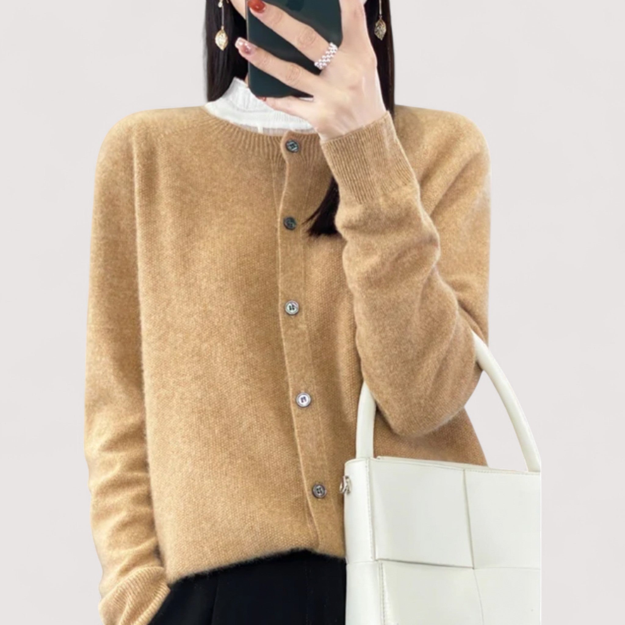 Darija™ | Strickjacke mit Knopf