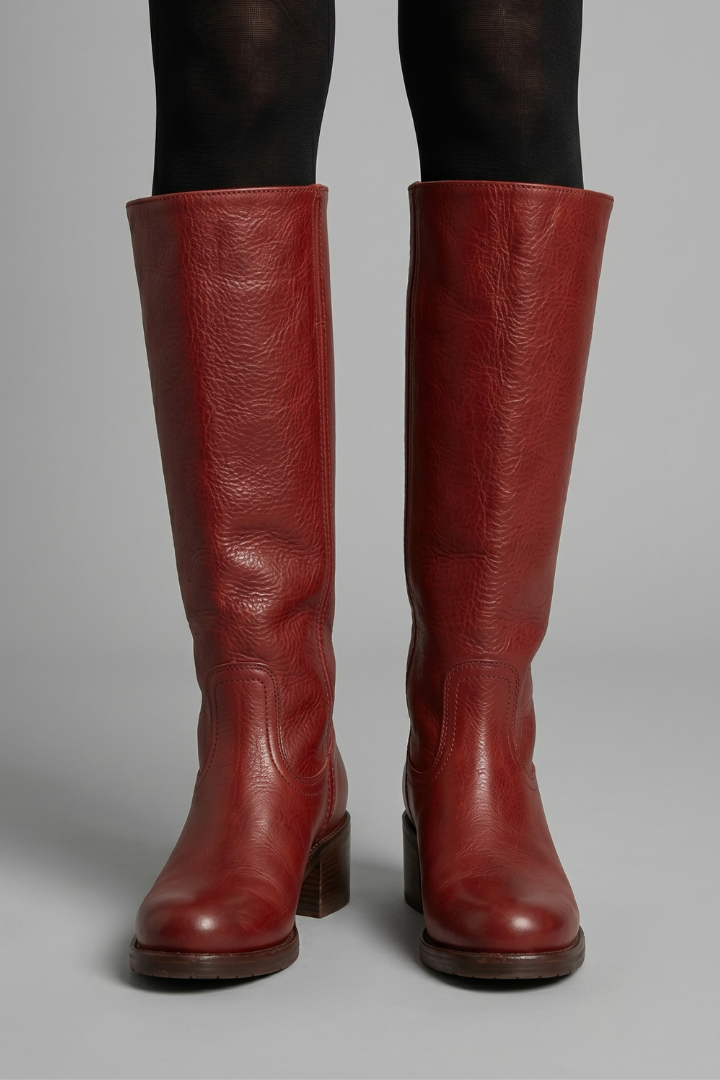 Isolde | Hoher Stiefel mit Blockabsatz