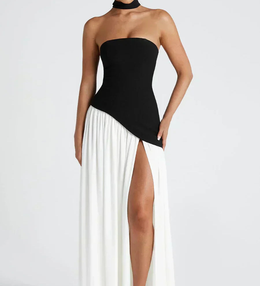 Julia | Damen Sommer Maxi Hochzeitsgastkleid
