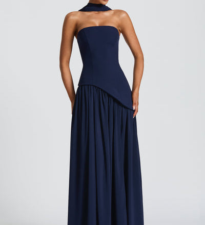 Julia | Damen Sommer Maxi Hochzeitsgastkleid