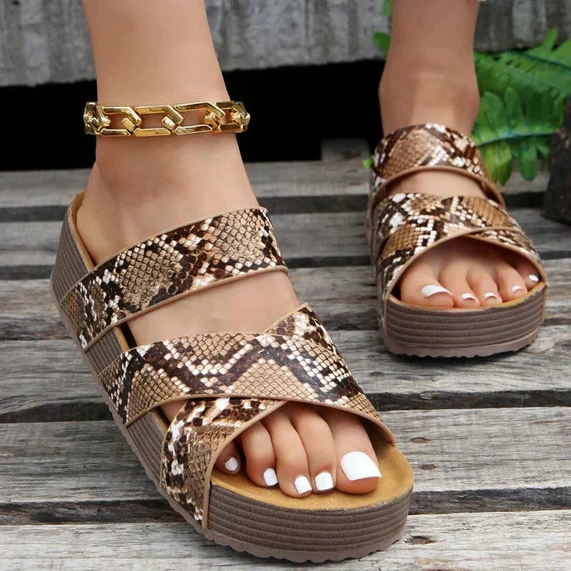 Komfort Orthopädische Leder Sandalen - Jada